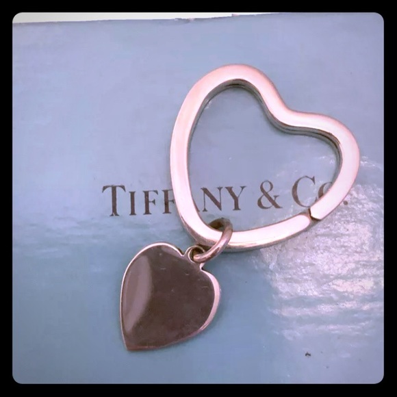 Tiffany & Co. Jewelry - Tiffany& Co 925 Dbl Heart Tag Key Ring Charm$105